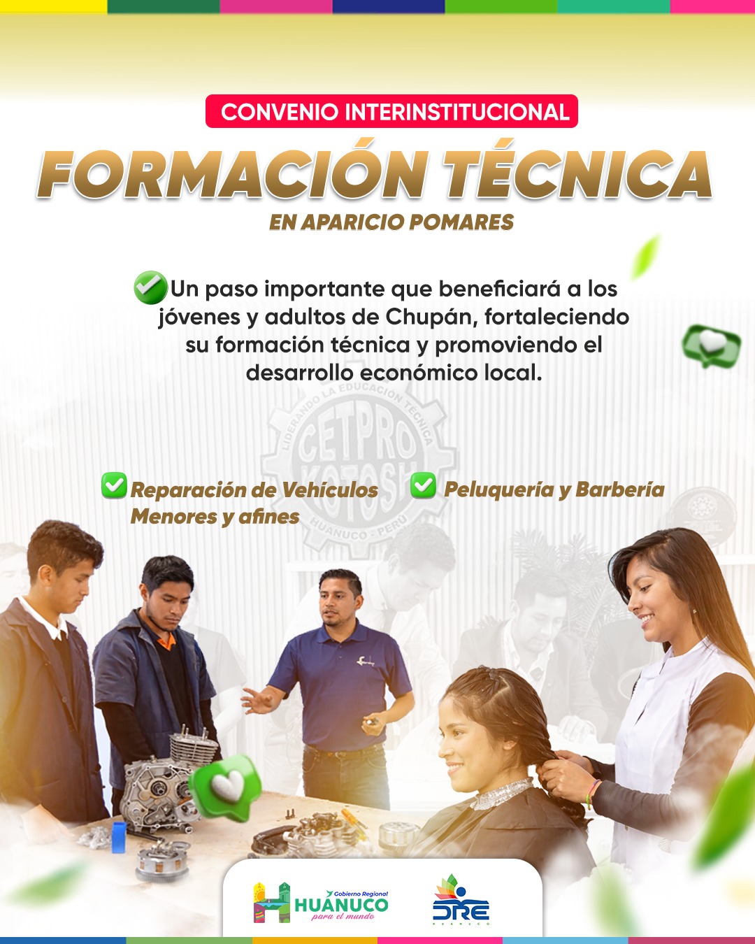 Convenio Institucional  - Formación Técnica en Aparicio Pomares
