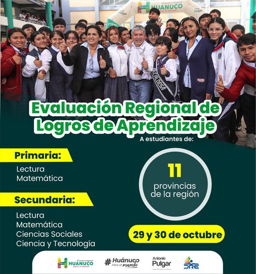 🔴¡𝐀𝐭𝐞𝐧𝐜𝐢𝐨́𝐧 𝐝𝐨𝐜𝐞𝐧𝐭𝐞𝐬 𝐲 𝐚𝐥𝐮𝐦𝐧𝐨𝐬! Estamos listos para la Evaluación Regional Logros de Aprendizaje 2024.📚📖📙