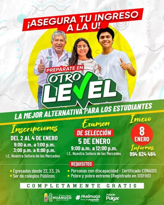 🎓 ¡𝐏𝐨𝐫 𝐩𝐫𝐢𝐦𝐞𝐫𝐚 𝐯𝐞𝐳, 𝐚𝐬𝐞𝐠𝐮𝐫𝐚 𝐭𝐮 𝐢𝐧𝐠𝐫𝐞𝐬𝐨 𝐚 𝐥𝐚 𝐮𝐧𝐢𝐯𝐞𝐫𝐬𝐢𝐝𝐚𝐝: ¡𝐎𝐭𝐫𝐨 𝐋𝐞𝐯𝐞𝐥! 💥